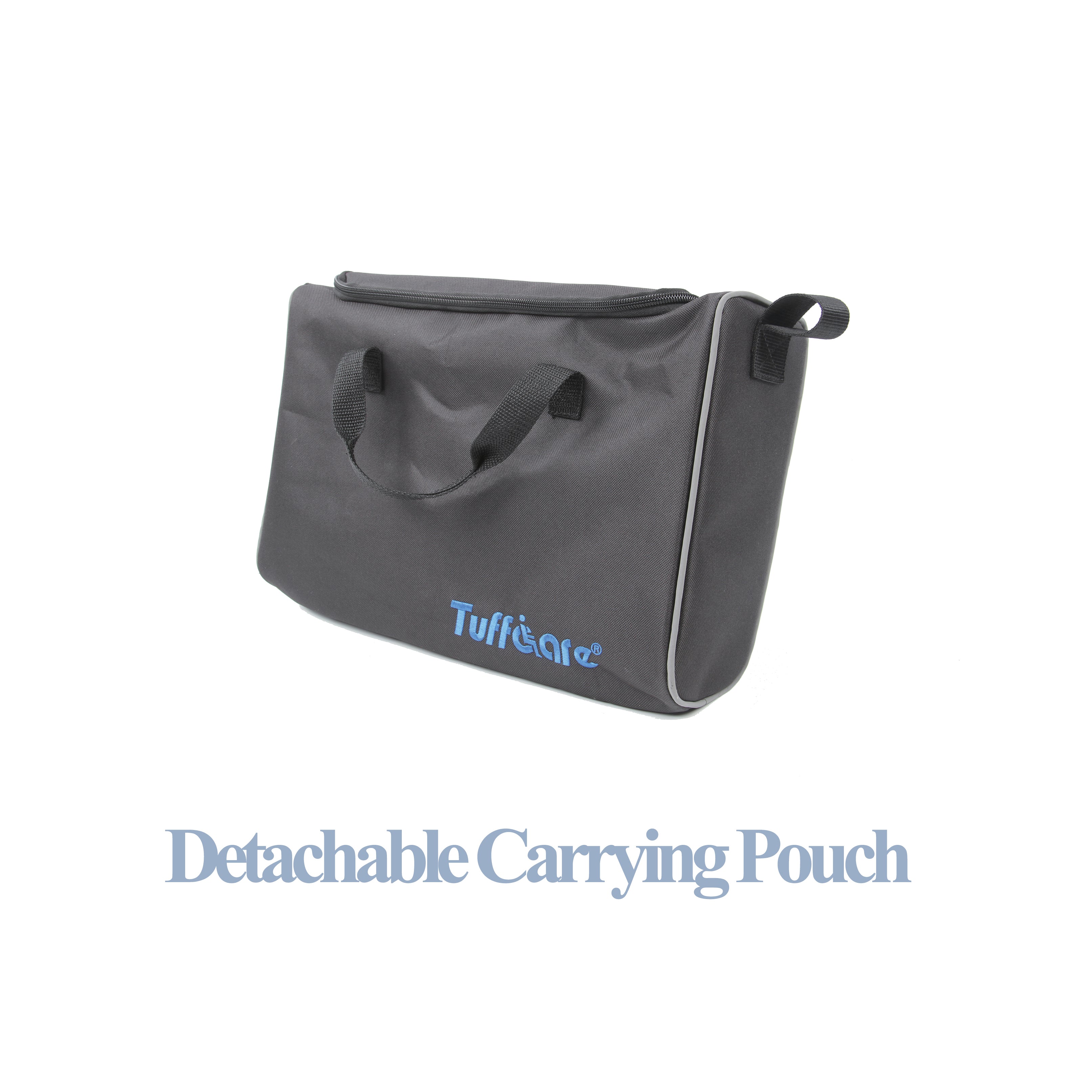 Durable, detachable carrying pouch for Tuffcare Freedom Neptune Rollator Walker.